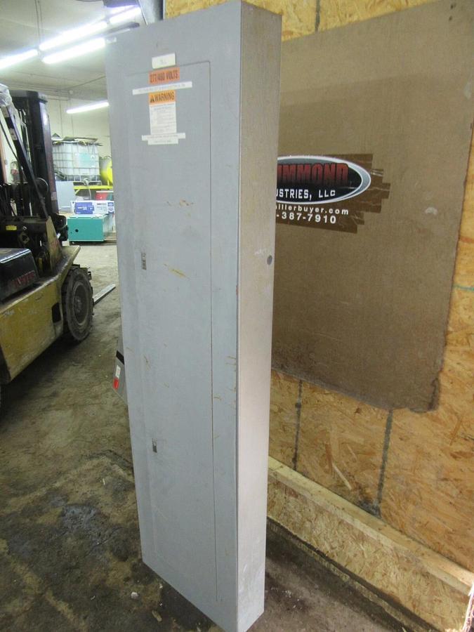 Used 250 AMP SQUARE D EDB / NF PANELBOARD PANEL MAIN LUG 3PH 4W 600 / 480V E1 PB011B