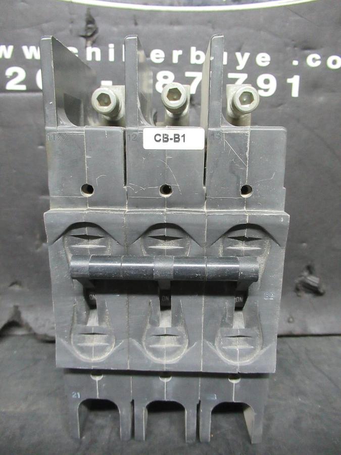 Used AIRPAX LINE BREAKER HH83XB539-B 219-3-2600-539 37 AMP TRIP 600 VAC 3-POLE