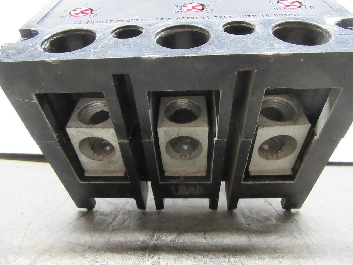 Used WESTINGHOUSE 3-POLE CIRCUIT BREAKER KA3225F 225 AMP FRAME 150 AMP TRIP 600 VAC