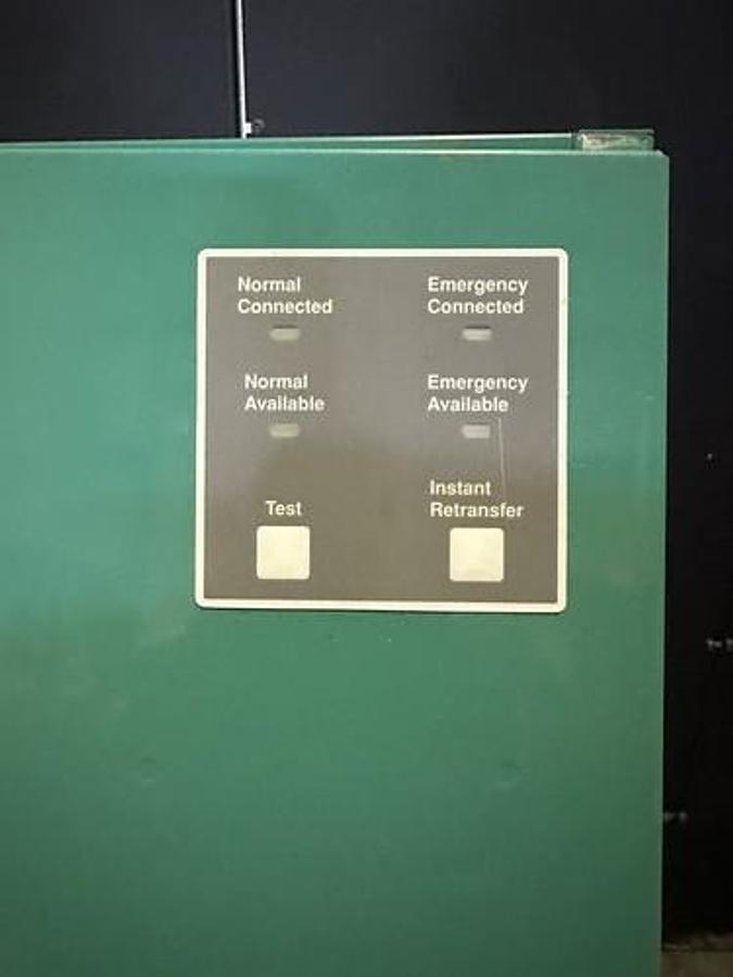 Used 100 AMP ONAN ATS AUTOMATIC TRANSFER SWITCH 240 V 1 PH 3 POLE LTB-4488634