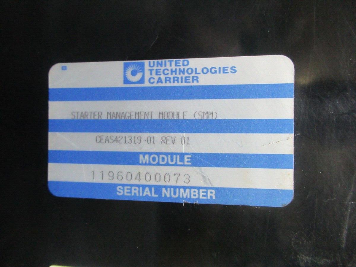 Used UNITED TECHNOLOGIES STARTER MANAGEMENT MODULES CESO0121319-01 CEAS421319-01