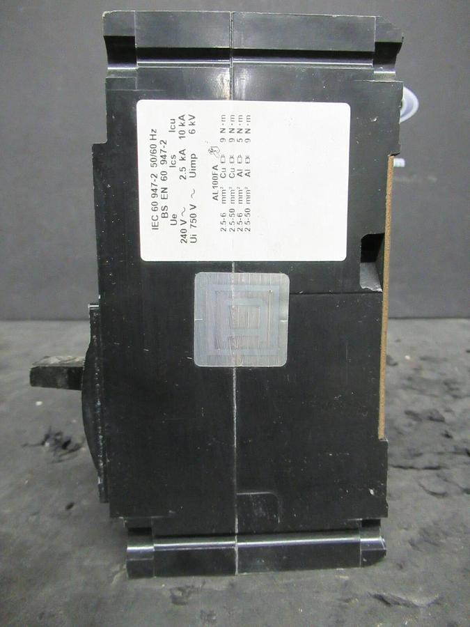 Used SQUARE D BREAKER FAL22050 50 AMP 240 VAC 2 POLE W/ LUGS **WARRANTY**