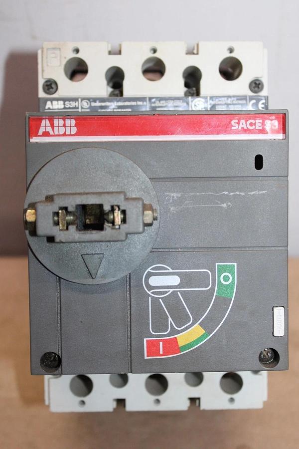 Used ABB MOLDED CASE SWITCH SACE S3 S3H 225 AMP 3-POLE 480 VOLT *WARRANTY*
