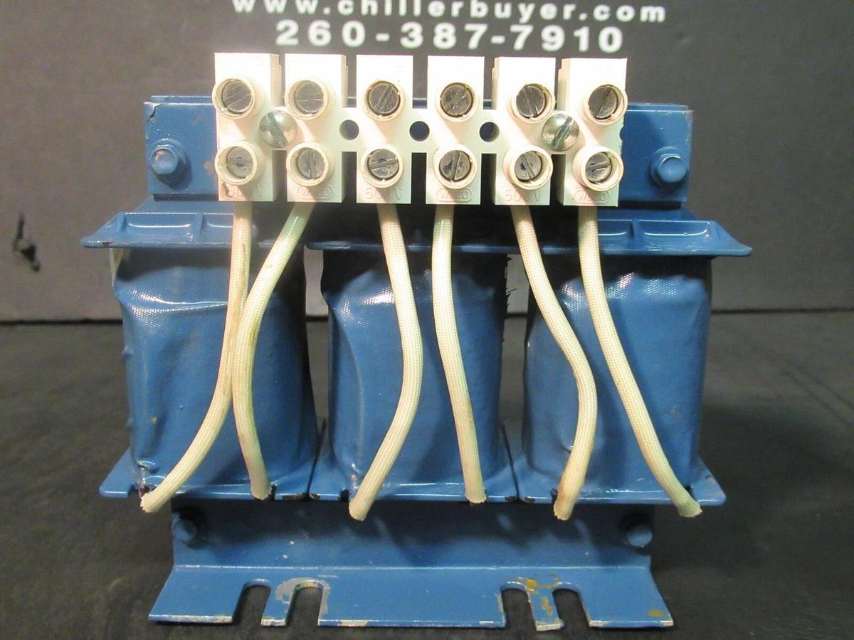 Used ALLEN BRADLEY 3 PH REACTOR CAT# 1321-3R12-B P/N: 178562 2.5 mH 12 AMP 600 V MAX