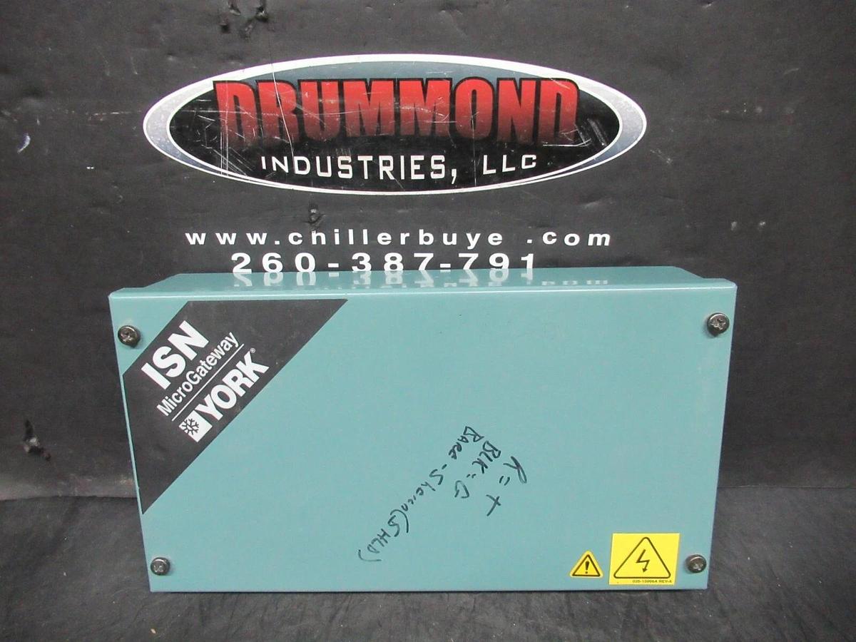 Used YORK INTEGRATED SYSTEMS NETWORK II MICROGATEWAY 371-02592-101 110 VOLT 20 VA