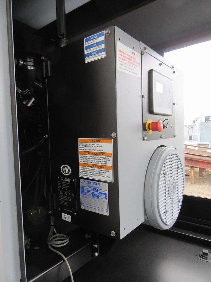 Used 30 KW DIESEL GENERATOR MTU 120/240V  JOHN DEERE SOUND ENCLOSED 196 HRS  VIDEO