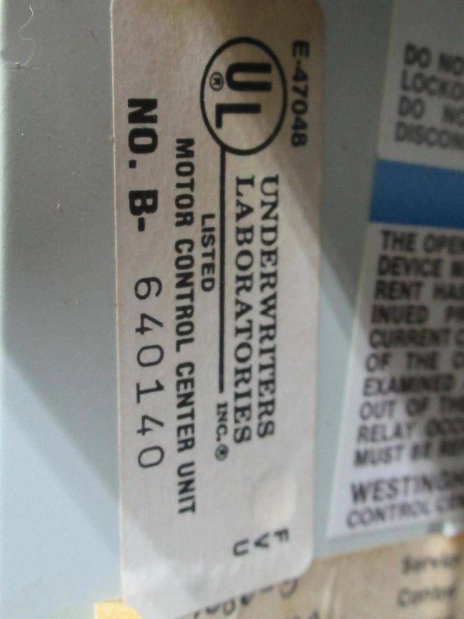 Used CUTLER HAMMER MOTOR STARTER CONTROL MODEL: 2100 12" W/ A200M1CACP NEMA SIZE 1