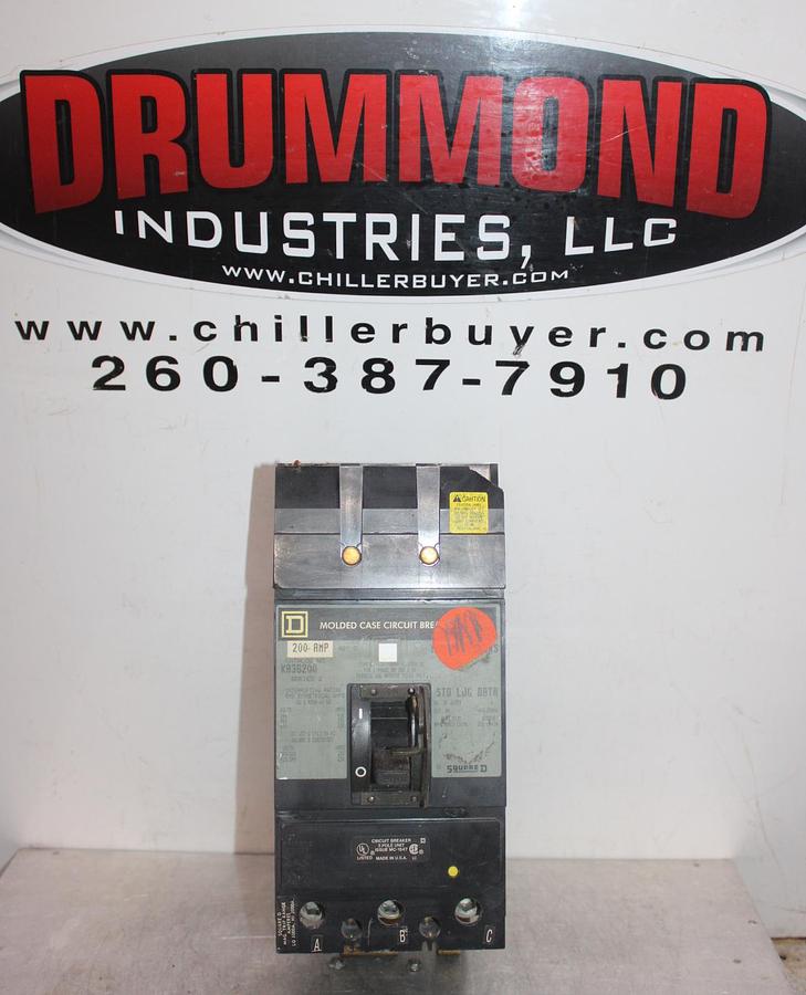Used SQUARE D I-LINE CIRCUIT BREAKER FA34060 60 AMP 480 VAC 3-POLE