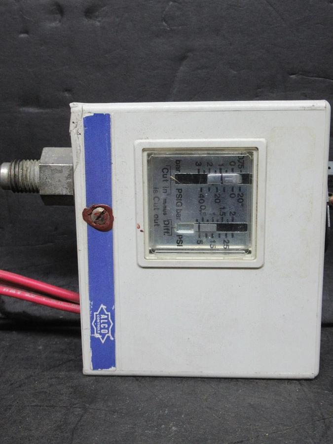 Used ALCO LOW PRESSURE CONTROL FF115 (A22-112) 10 AMP 240 VAC 44 PSI **WARRANTY**