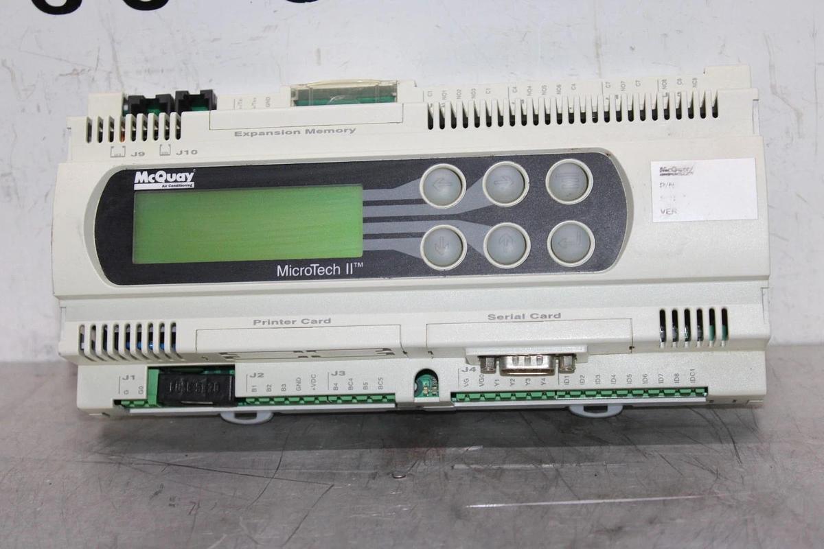 Used MCQUAY CAREL MICROTECH II CHILLER CONTROL INTERFACE PCO2MQ0BS0 REV. 1.410