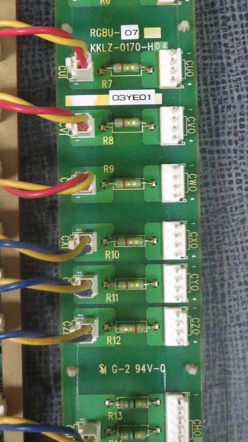 Used MITSUBISHI GDER-U CIRCUIT BOARD A070121-H01 W/ RGBU-07 KKLZ-0170-H04