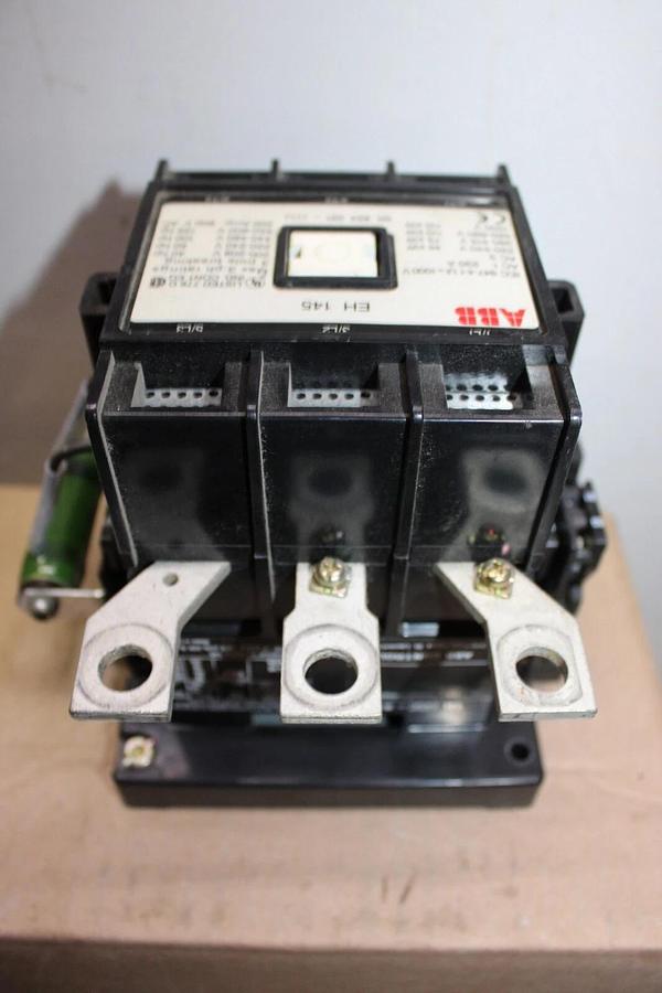Used ABB CONTACTOR EH-145 600 VAC 3-POLE 200 AMP 125 HP COIL: 24VDC