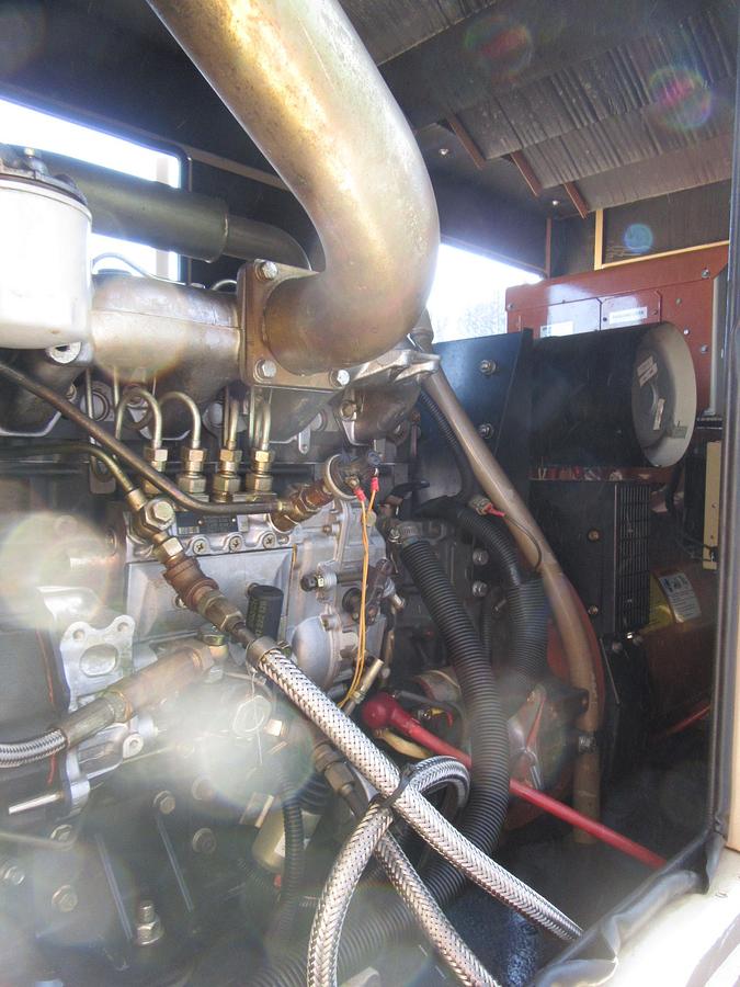 Used 60 KW DIESEL GENERATOR GENERAC 120/240 VOLT SOUND ENCLOSED VIDEO WE SHIP
