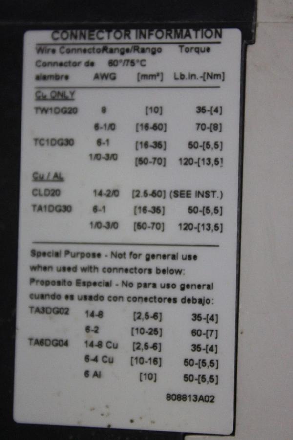 Used SIEMENS HDGA CIRCUIT BREAKER HDX3B080 80 AMP 600 VAC 3-POLE **WARRANTY**