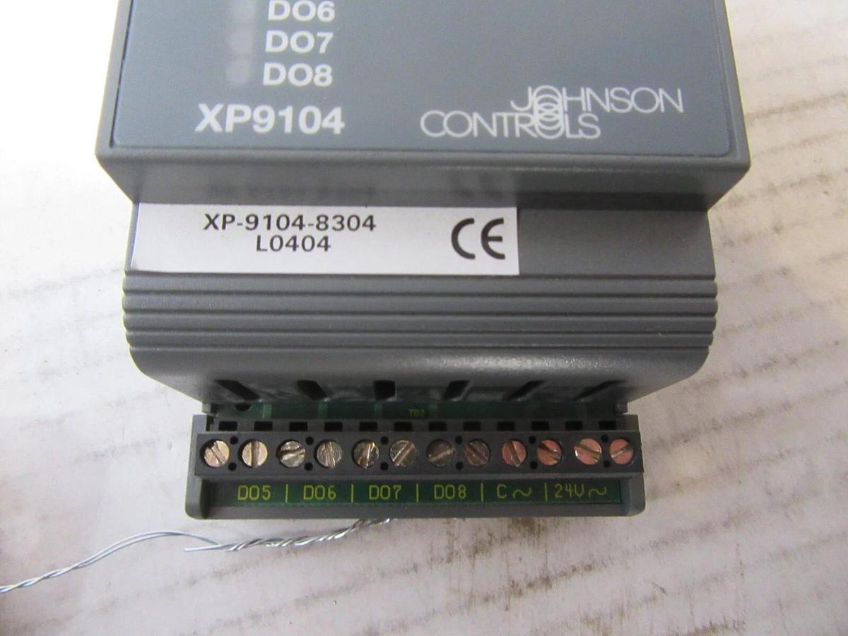 Used METASYS JOHNSON CONTROLS XP9104 EXPANSION MODULE XP-9104-8304 ENERGY MANAGEMENT