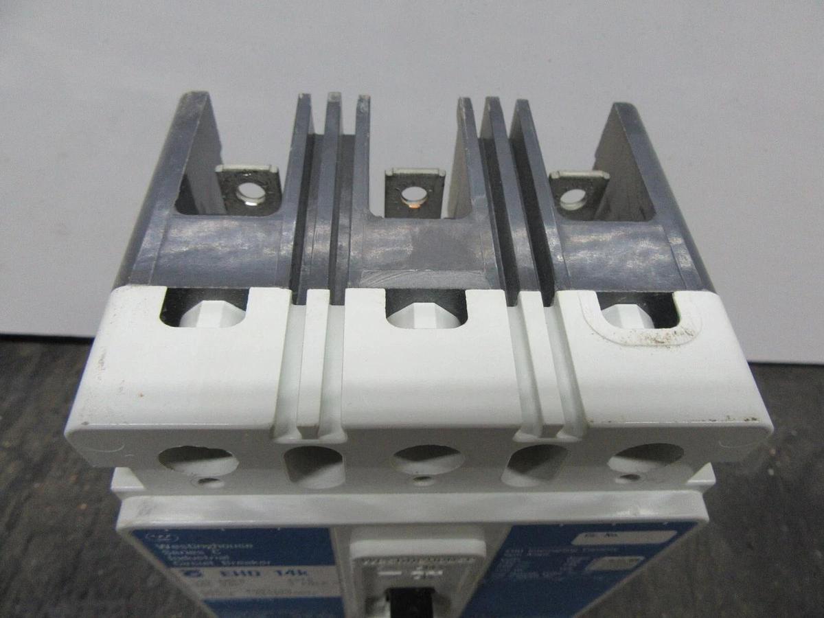 Used CUTLER HAMMER CIRCUIT BREAKER EHD3100 100 AMP 3-POLE 480 VAC