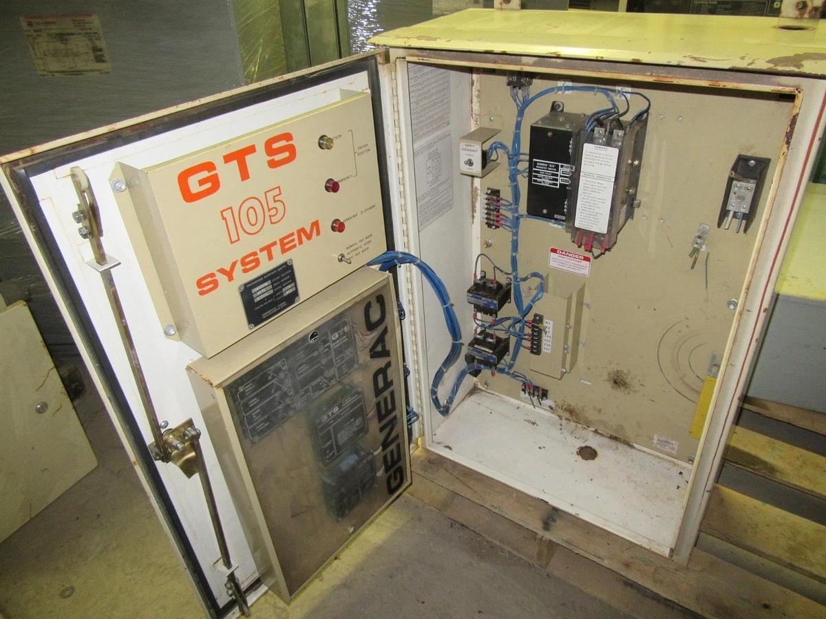 Used GENERAC ATS AUTOMATIC TRANSFER SWITCH GTS105 0155-1 105A 120/208V 60HZ WARRANTY