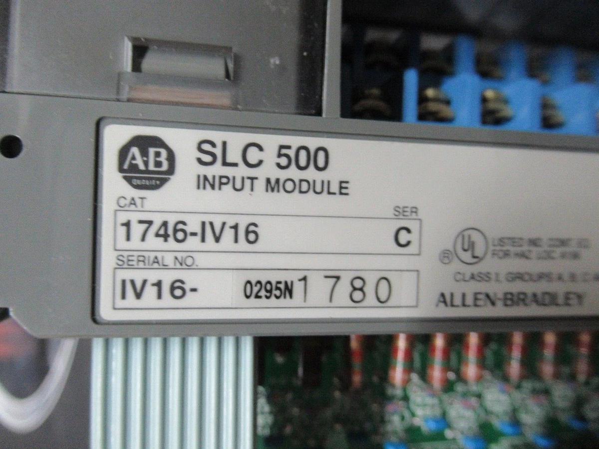 ALLEN BRADLEY SLC-500 INPUT MODULE 1746-IV16 SER. C *NEW SURPLUS*