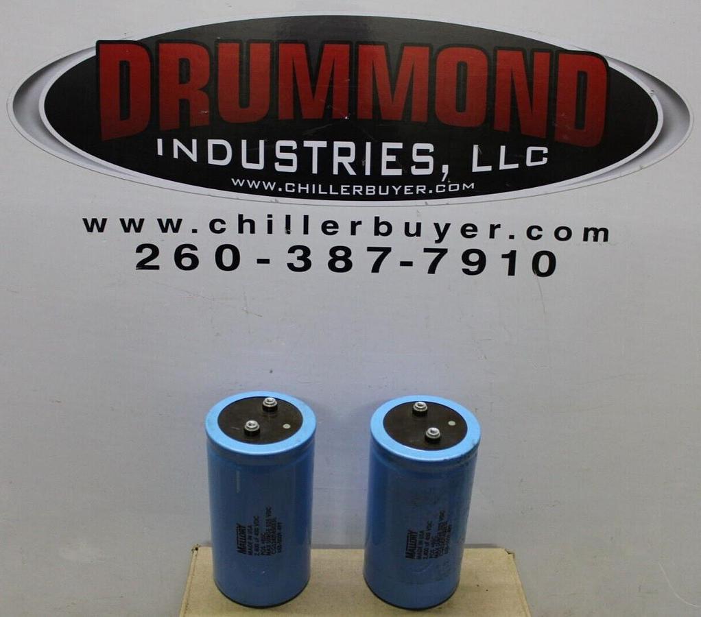 Used LOT OF 2 MALLORY CAPACITOR 2400 uF 450 VDC CGS242T450X5L 658-0509-499 *WARRANTY*