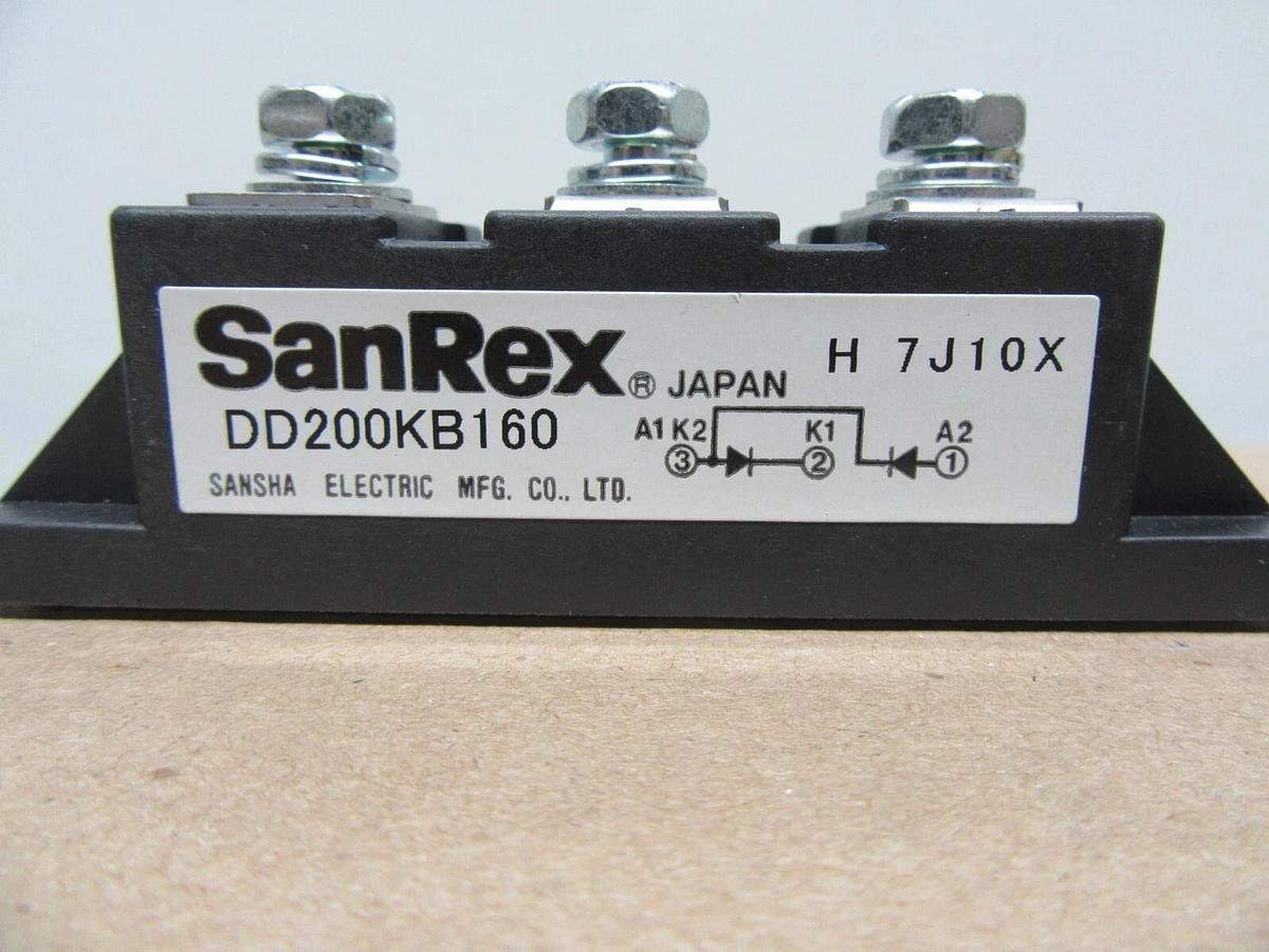 (2) SANREX DIP DIODE MODULE DD200KB160 1600 VOLT 200 AMP **NEW SURPLUS**