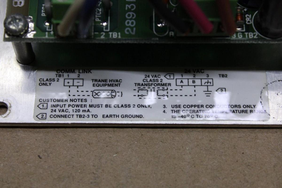 Used TRANE CHILLER INTERFACE X13650483-01 6200-0052-02 **WARRANTY INCLUDED**