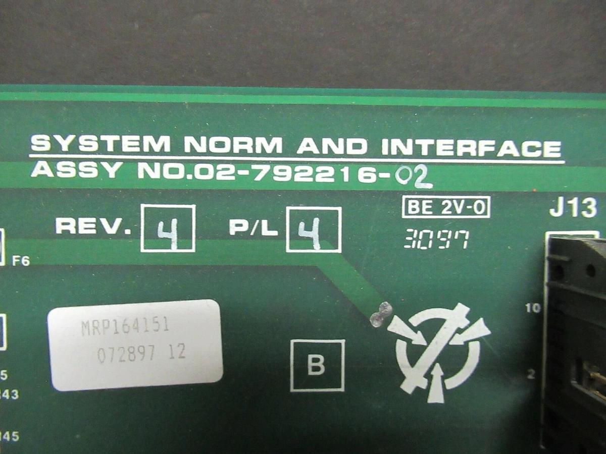 Used LIEBERT SYSTEM NORM. AND INTERFACE 02-792216-02 REV. 4 P/L 4