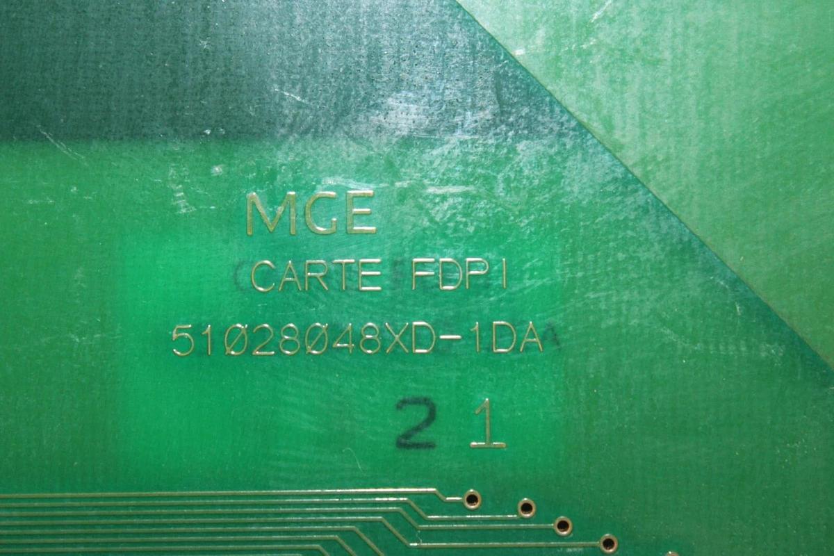 Used MGE SYSTEMS FDPI BASE SLOT-CARD CIRCUIT BOARD 51028048XD-1DA **WARRANTY**