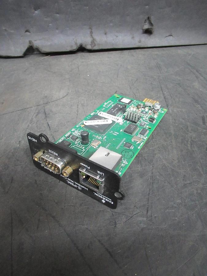 Used EMERSON INTELLI-SLOT WEB CARD IS-IPBML 417771G11 REV. 5 **WARRANTY INCLUDED**