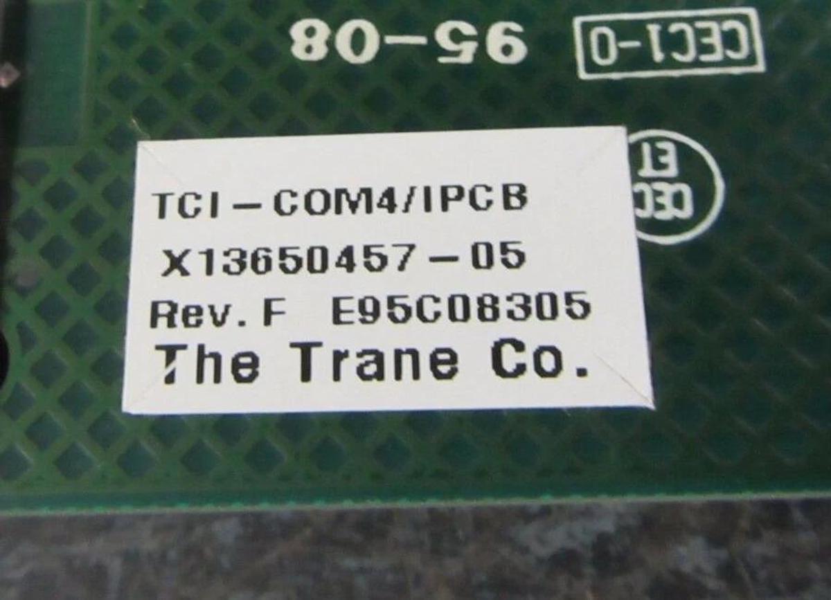 Used TRANE TCI-COM4 IPCB MODULE MODEL/REVISION: X13650457-05 REV F **WARRANTY**