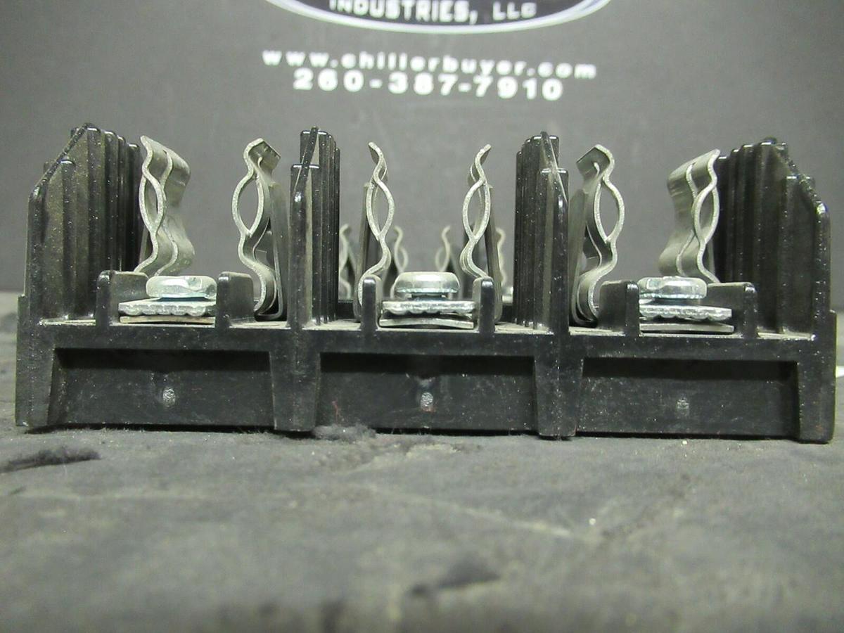 Used BUSSMAN FUSE HOLDER R60030-3PR FOR 30 AMP 600 V FUSES **WARRANTY**