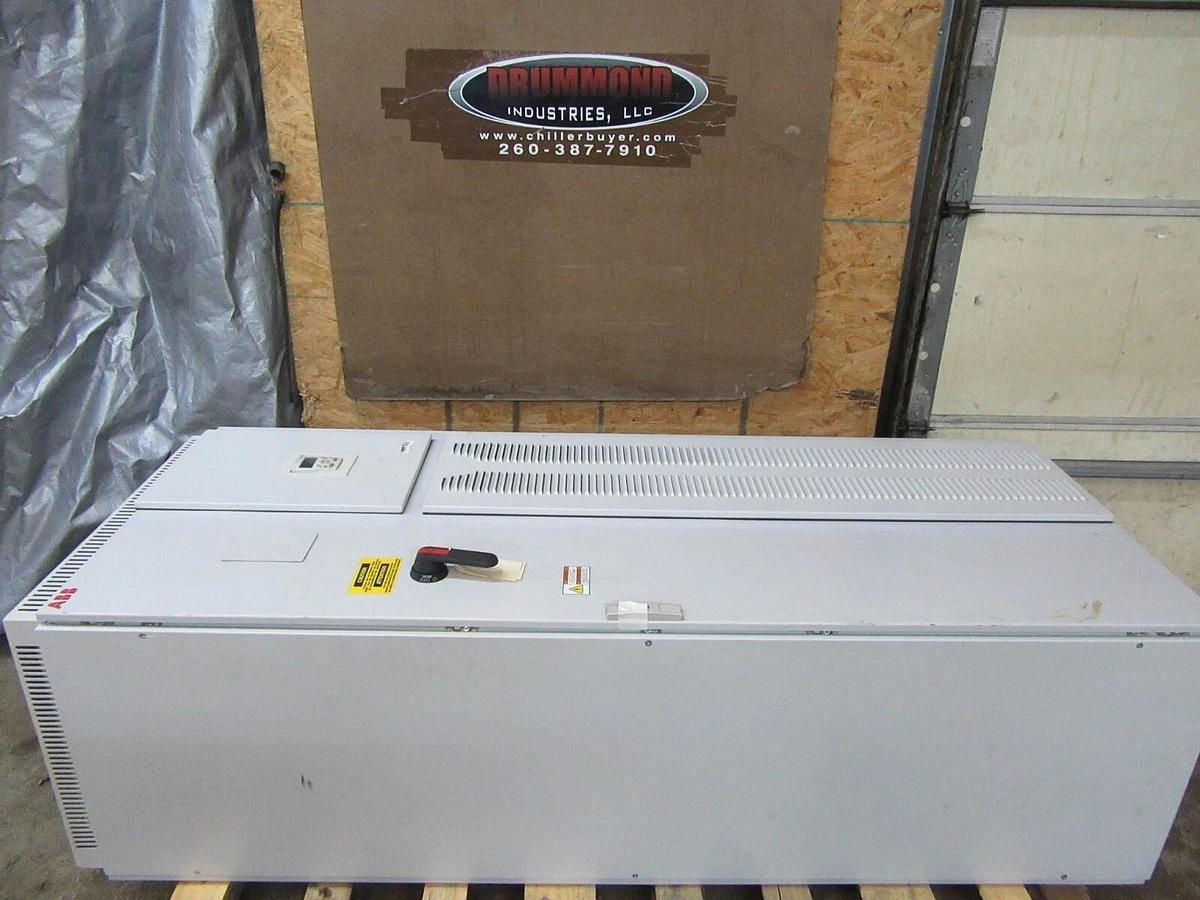 Used ABB VARIABLE SPEED DRIVE ACH550-UH-316A-4 3-PHASE 480 VAC 316 AMP