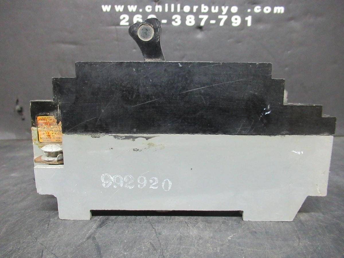 Used SQUARE D SINGLE POLE BREAKER 20 AMP 277 VAC TYPE: ML - DH-61 - 992920 J29L143