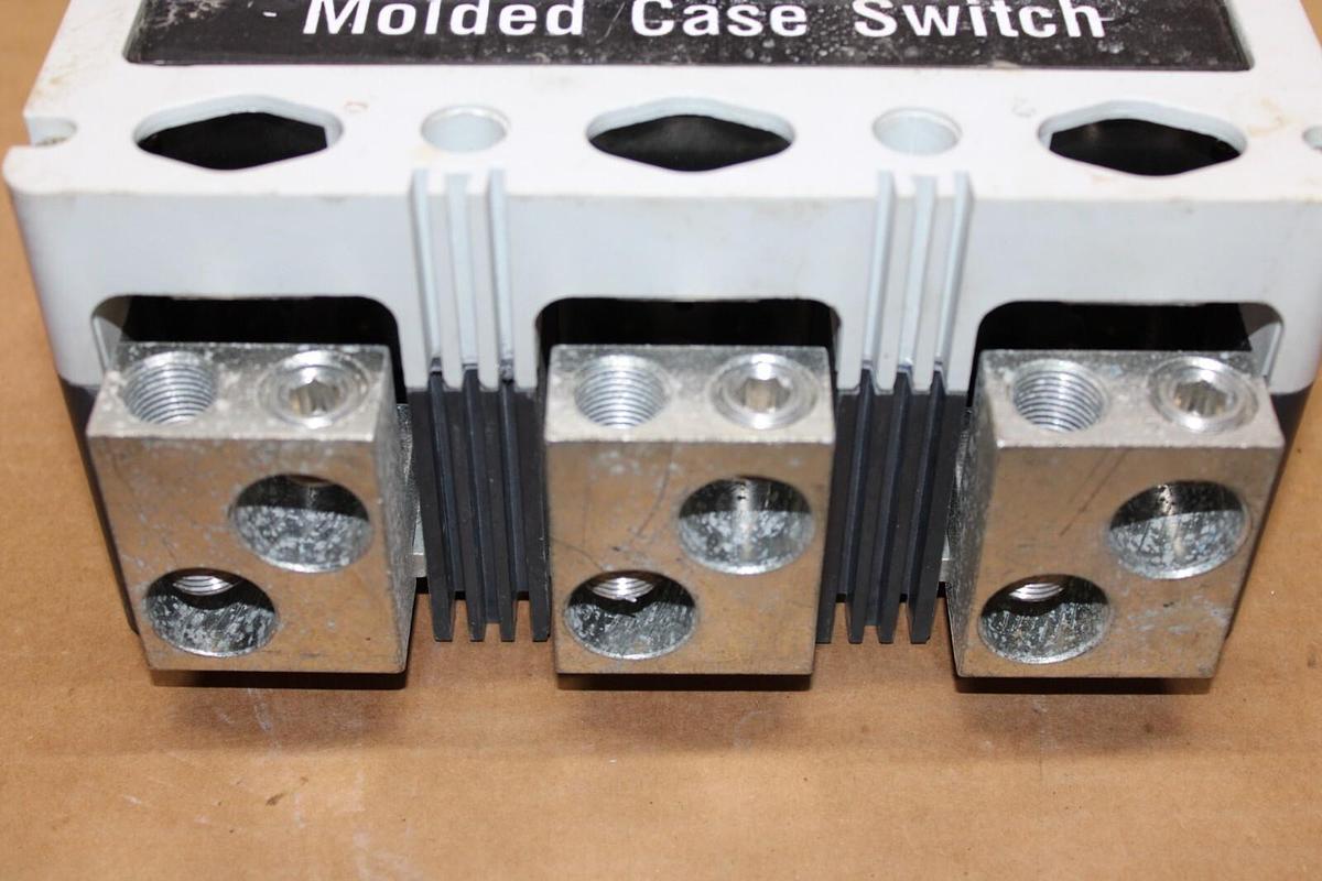Used CUTLER HAMMER MOLDED CASE SWITCH LDB3600WK 600 AMP 3-POLE 600 VAC LDB-K