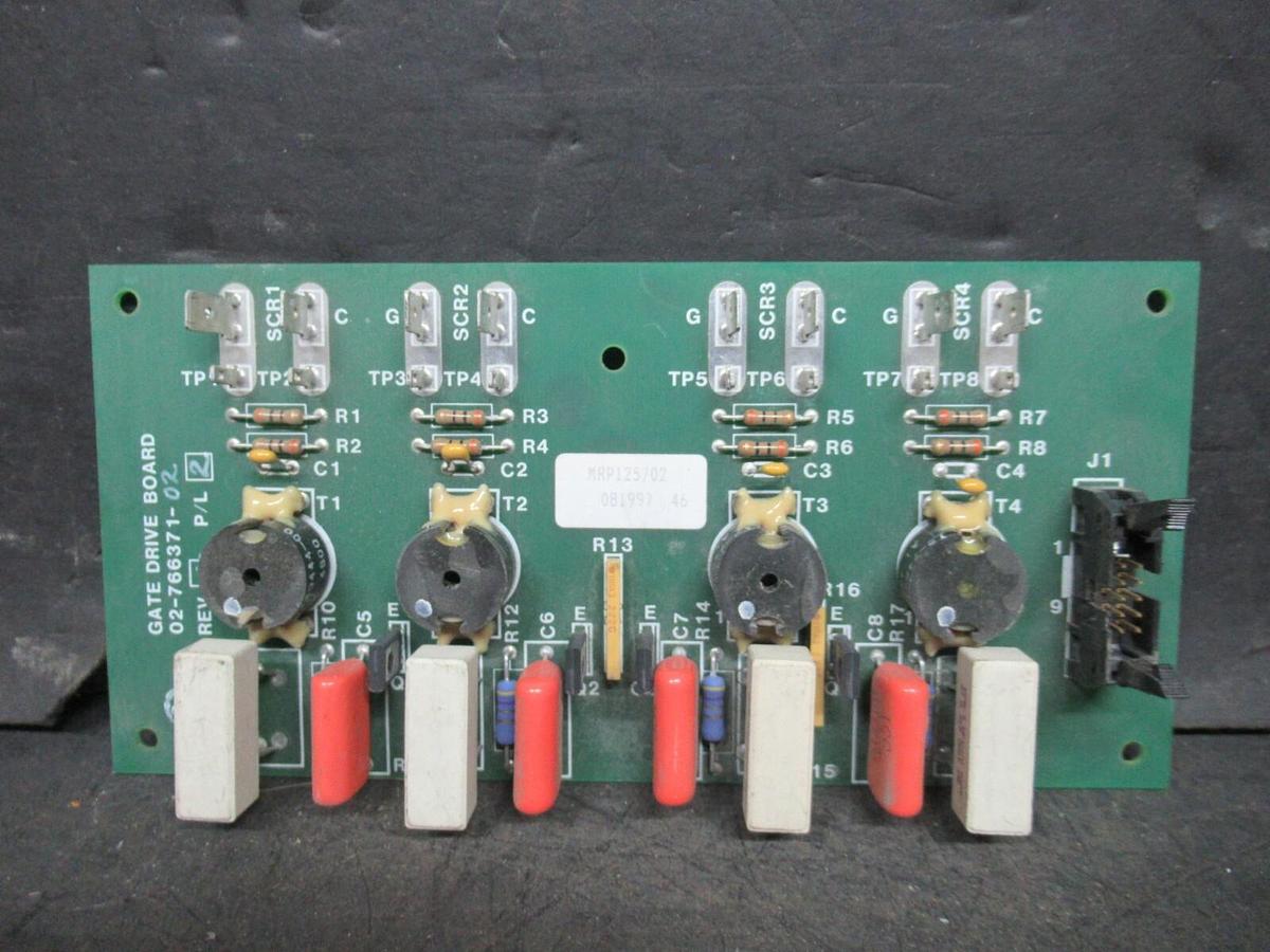 Used LIEBERT GATE DRIVE BOARD 02-766371-02 REV. NC 12-766371-02 REV. 1 **WARRANTY**
