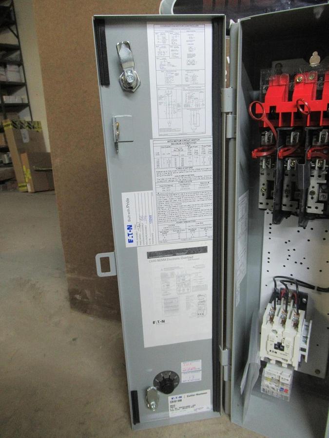 NEW SURPLUS EATON COMBINATION STARTER ECN1611AAB MODS: R63/C W/ AN19DN0 120 COIL