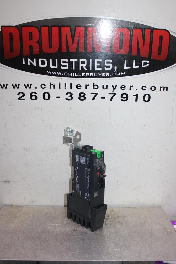 Used SQUARE D POWERPACT I-LINE CIRCUIT BREAKER BGA160301 30 AMP 277 VAC A-POLE