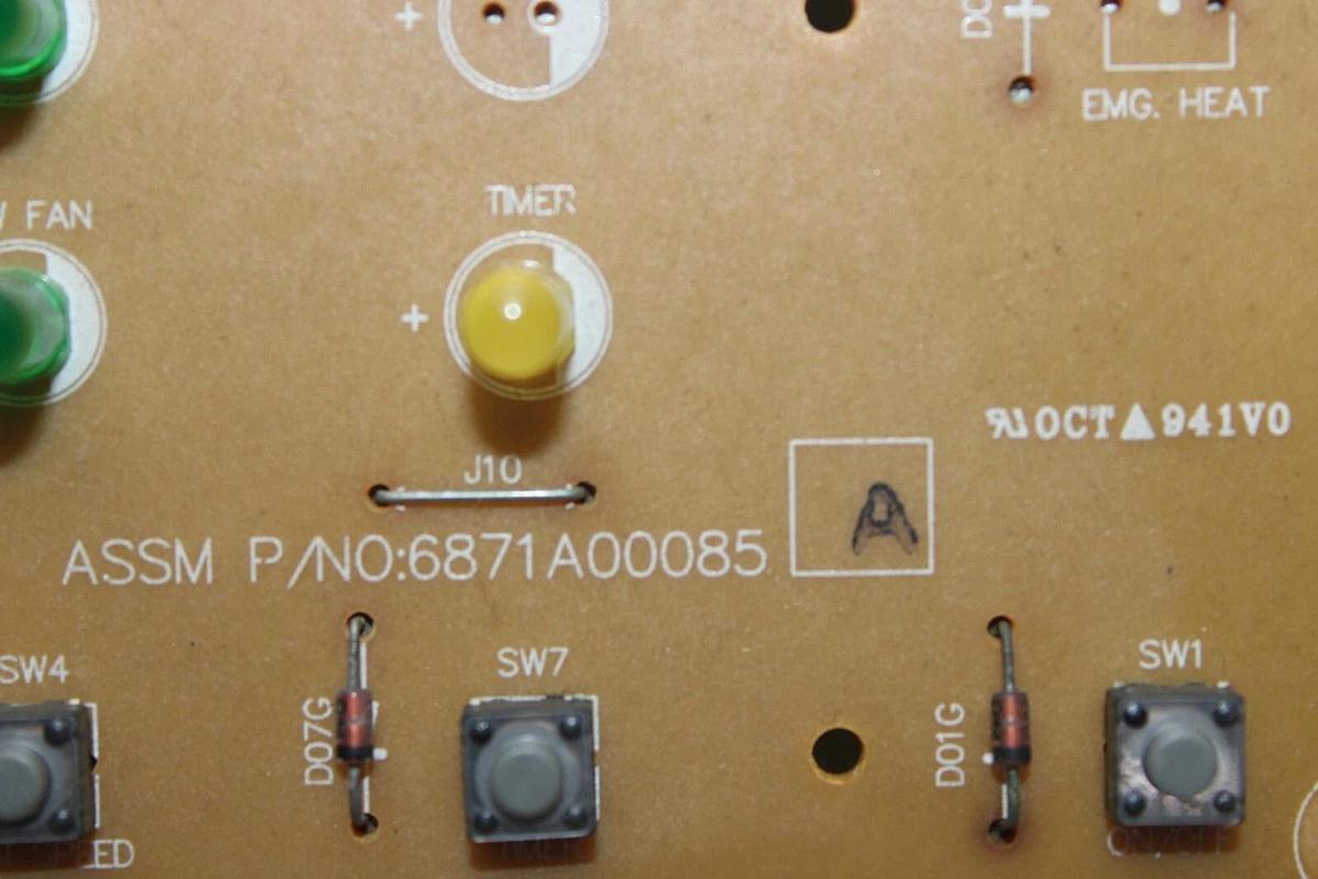 Used LG FURNACE USER INTERFACE DISPLAY 6870A90482A 6871A00085 **WARRANTY**