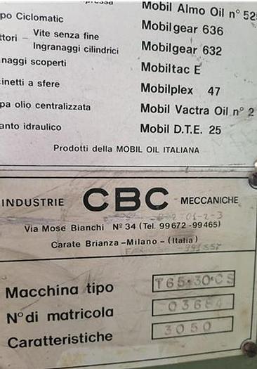 Usato PRESSA PIEGATRICE CBC 3000X60/30 ton