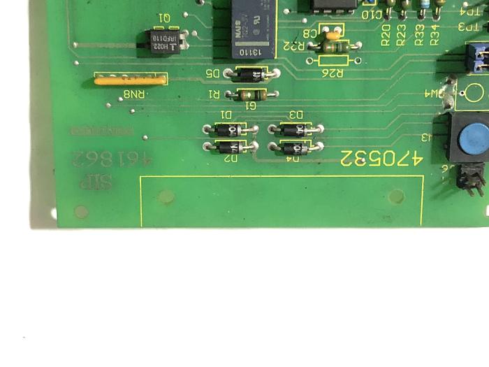 Used PrintElec 470532 Circuit Board SIP 461862(E4)