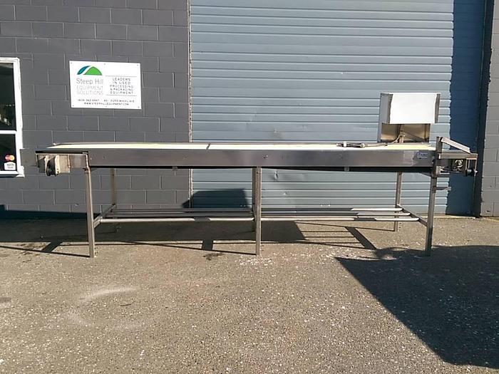 Used 15′ long by 33″ wide Sorting Conveyor