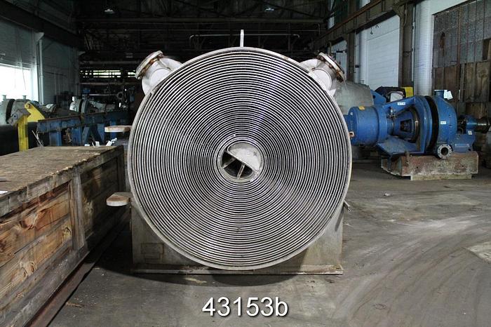 Used Alfa Laval Type 1-H Spiral Heat Exchanger #43153