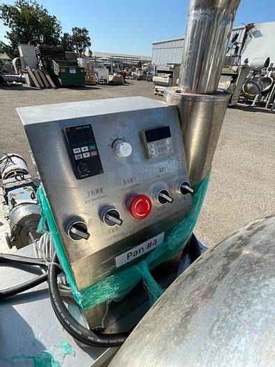 Used Stainless Steel Coating Pan with Dust Collector & Spray Dryer