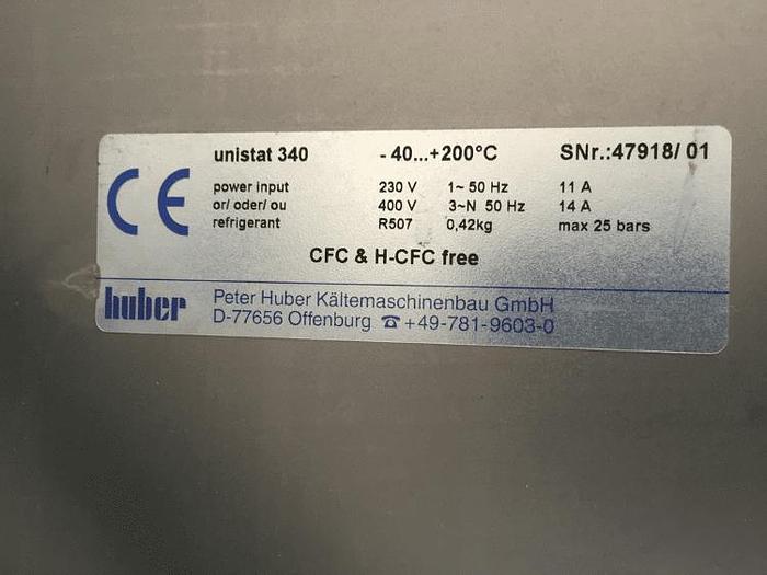 Used 3 kw HUBER UNISTAT 340 TEMPERATURE CONTROL UNIT (#8694)