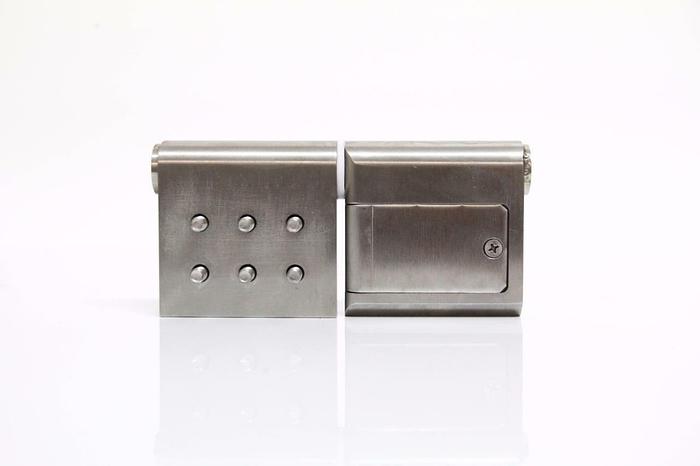 Used Stainless Steel Heavy Duty Industrial Hinges 360 Degree Screw Cover Plate (4351)