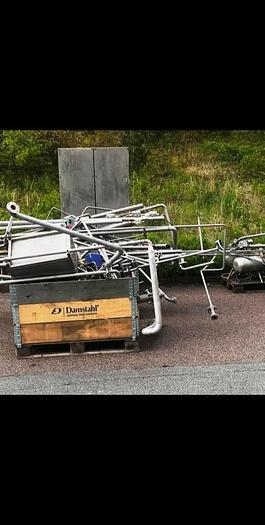 Used 2-step falling-film vacuum evaporator