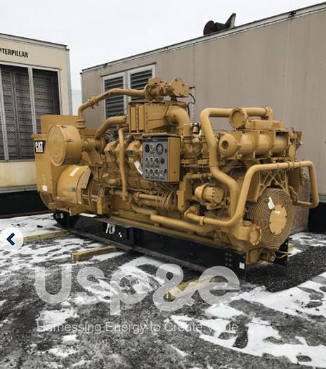 0.90 MW 2008 New Caterpillar G3516 Natural Gas Generator Set
