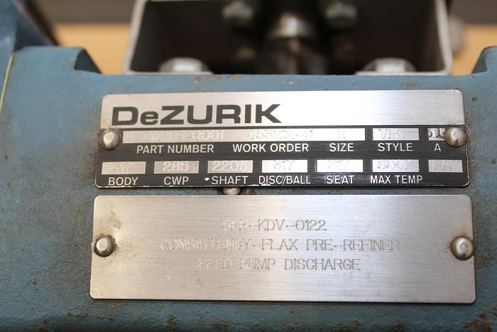 Used DeZurik 2" Veeball Valve #43990