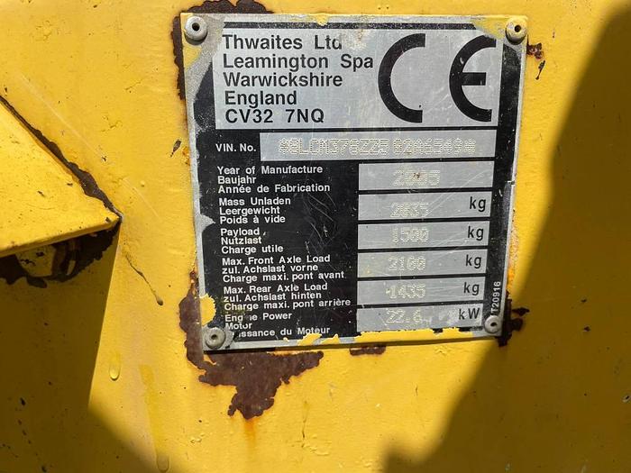 Used Thwaites 2T