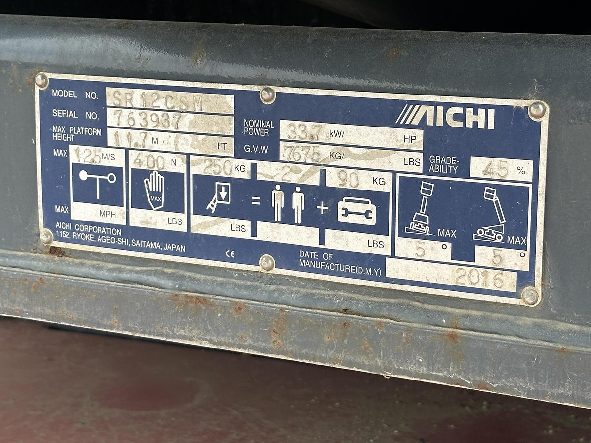Used Aichi SR12C 2016
