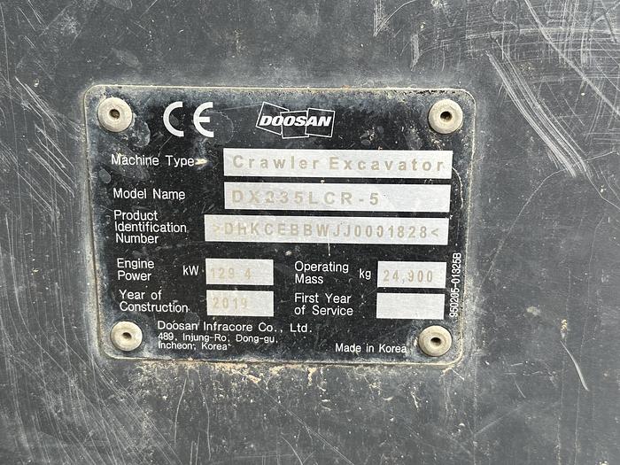 Used Doosan DX235LCR-5 2019